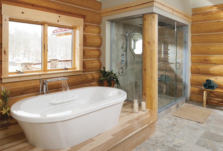 Stilul englezesc traditional - camera de baie